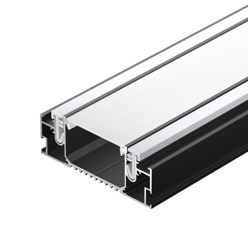 Профиль STRETCH-41-CEIL-CENTER-2000 BLACK (Arlight, Алюминий)