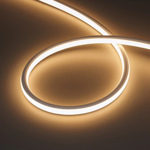 Лента герметичная WAVE-TOP-A560-18x15mm 24V Warm3000 (10 W/m, IP54, 5m, wire x1) (Arlight, Вывод прямой, 3 года)