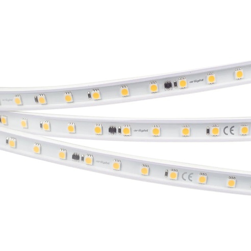 Лента светодиодная ARL-10000PV-5060-54-230V White6000 (15mm, 8W, IP65) (Arlight, 8 Вт/м, IP65)