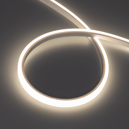 Лента герметичная WAVE-TOP-PU-A144-10x10mm 24V Day4000 (5 W/m, IP68, 3m, wire x1) (Arlight, Вывод боковой, 3 года)