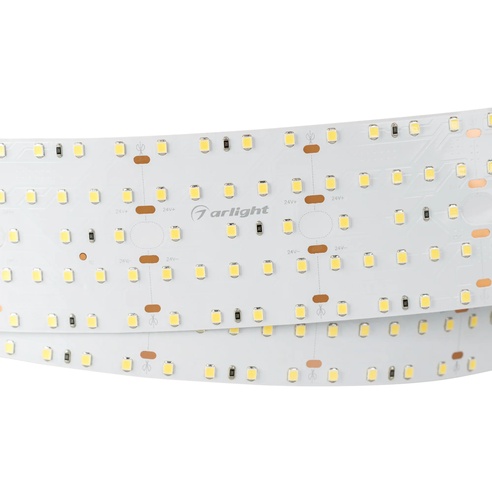 Лента светодиодная S2-2500 24V Warm 3000K 59mm (2835, 420 LED/m, LUX) (Arlight, 30 Вт/м, IP20)