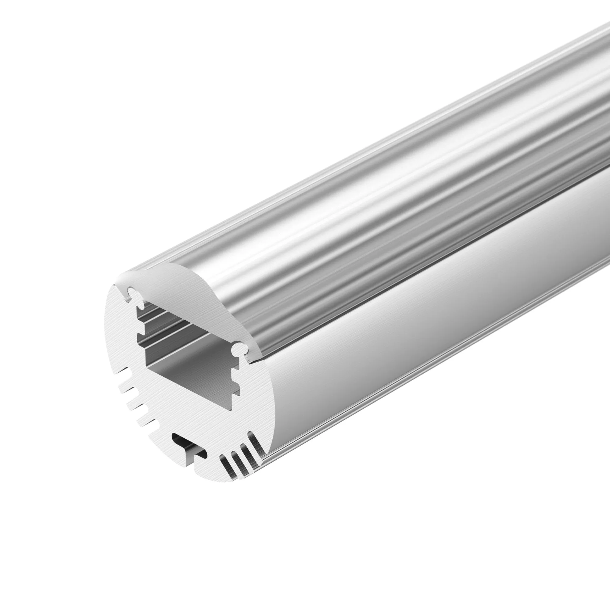 Профиль с экраном ALU-ROUND-2000 ANOD+LEN30 (Arlight, Алюминий) - изображение товара