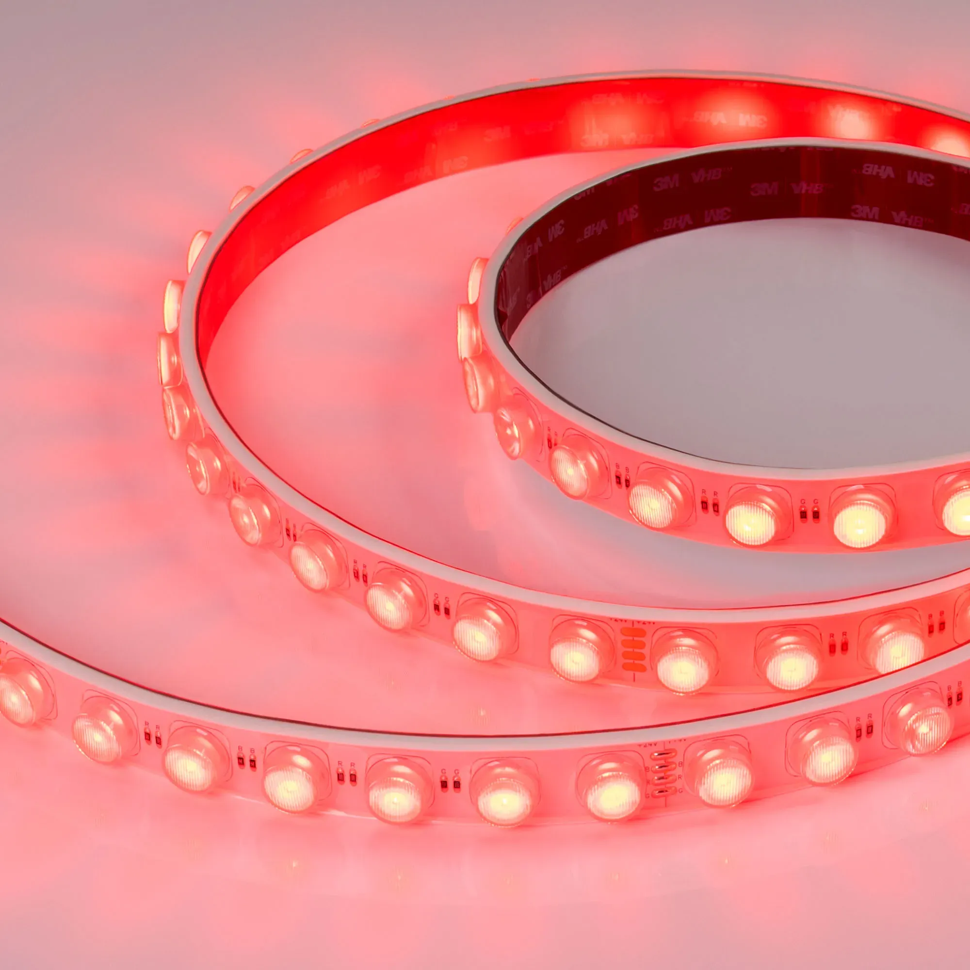 Лента светодиодная герметичная FLT-PS-S42-23mm 24V RGB (21 W/m, IP67, 30deg, 5m) (Arlight, -) - изображение товара