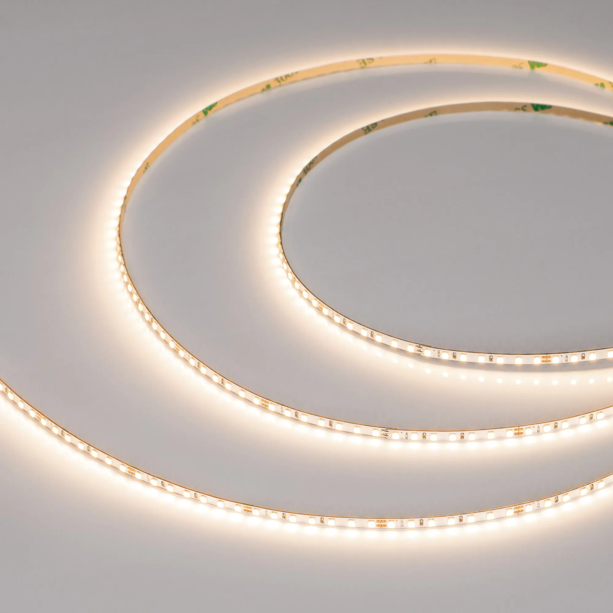 Лента светодиодная MICROLED-M182-3.5mm 24V Warm3000 (7 W/m, IP20, 2216, 5m) (Arlight, узкая) - изображение товара