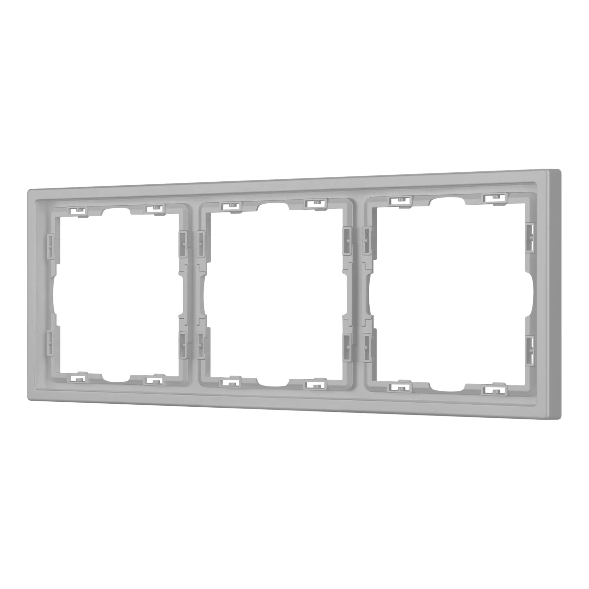 Рамка пластиковая FRM-NOBE-SFPL-3-IS (Arlight, Никель) - изображение товара