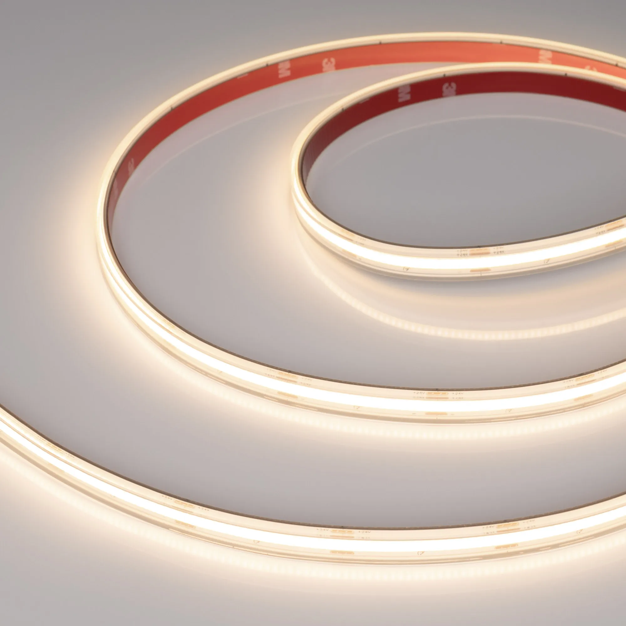 Лента светодиодная герметичная COB-PS-X420-12mm 24V Warm3000 (4.8 W/m, IP67, 15m) (Arlight, 5 лет) - изображение товара