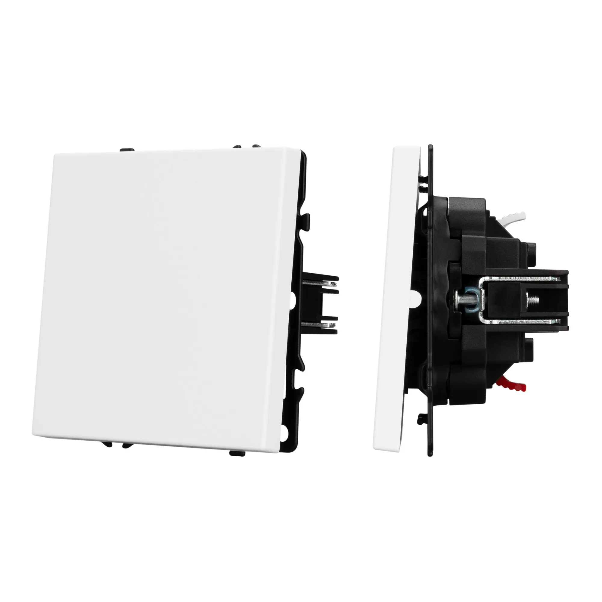 Механизм выключателя одноклавишный непроходной SWT-NOBE-MK01-SFPL-WH (230V, 10A) (Arlight, -) - изображение товара