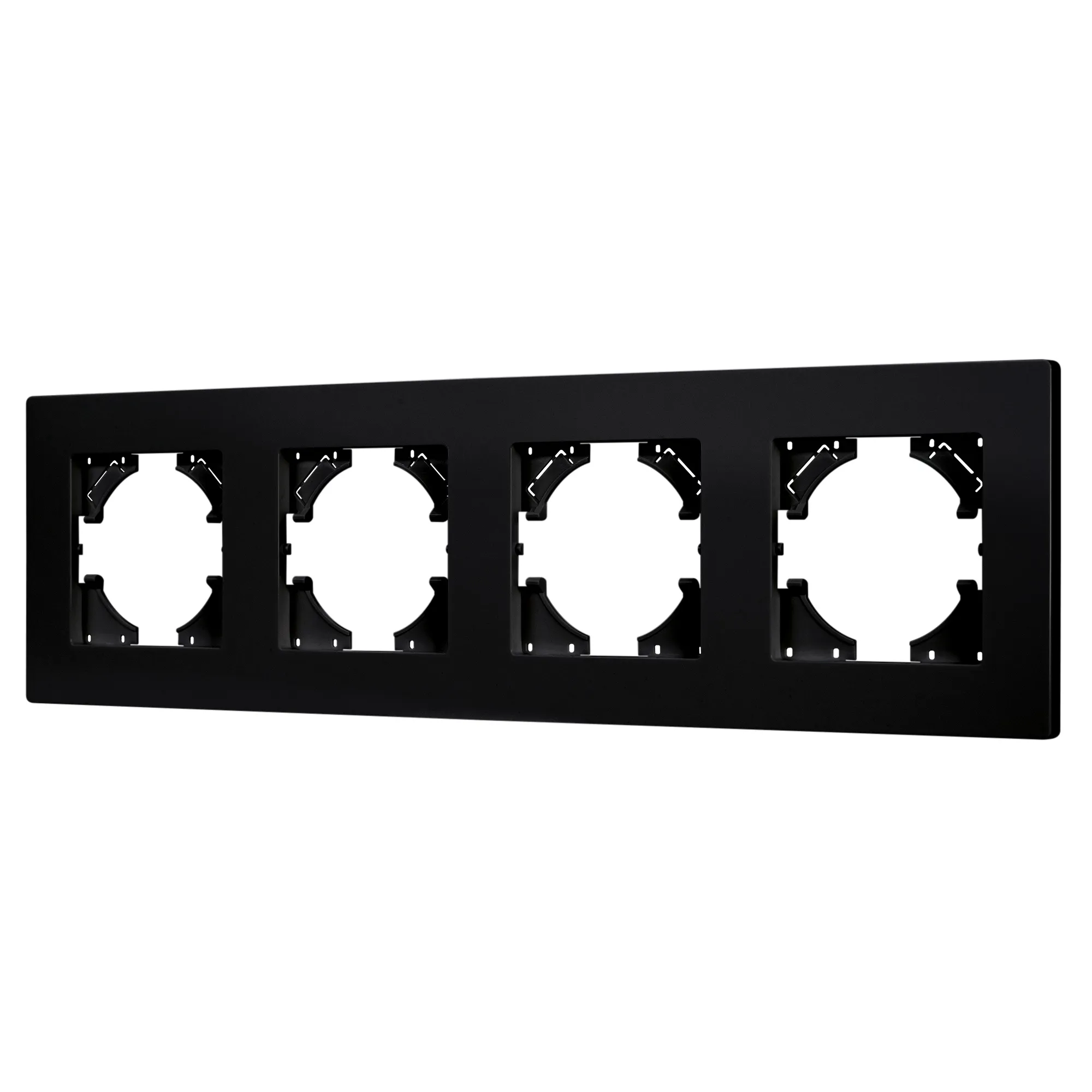 Рамка пластиковая FRM-PERIO-PL-4-BK (Arlight, -)