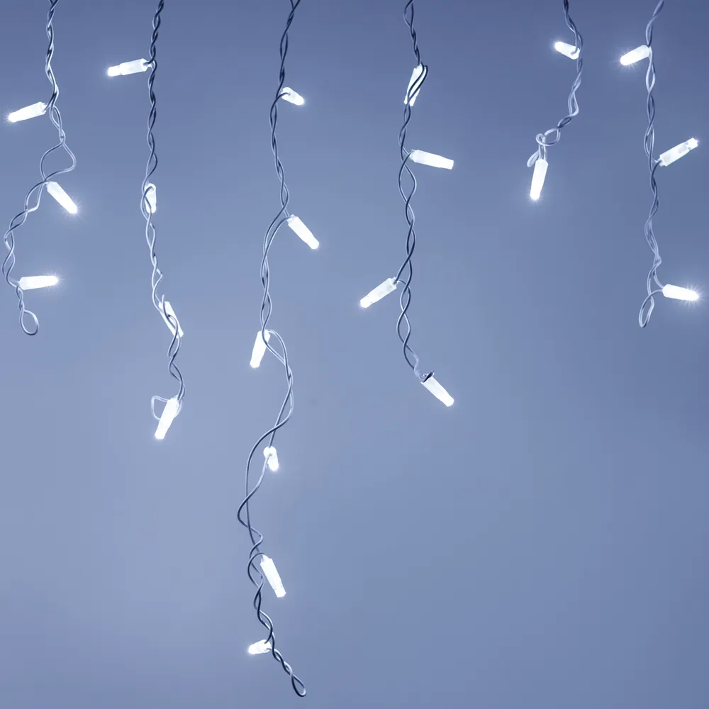 Светодиодная гирлянда ARD-EDGE-PRO-4000x600-WHITE-128LED-MILK-FLASH White (230V, 8W) (Ardecoled, IP65)