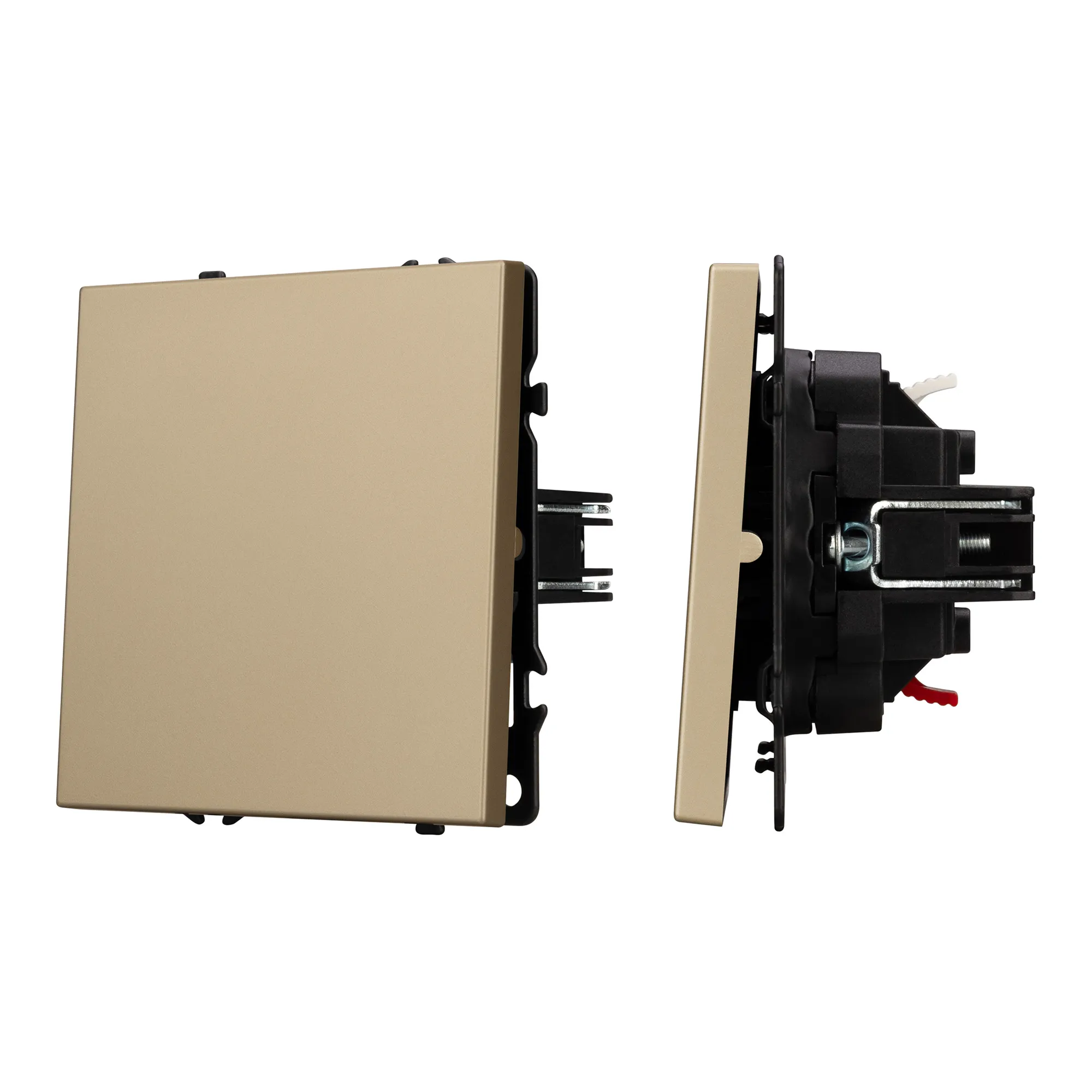 Механизм звонкового выключателя SWT-NOBE-MKR1-SFPL-GD (230V, 10A) (Arlight, Золотой песок)