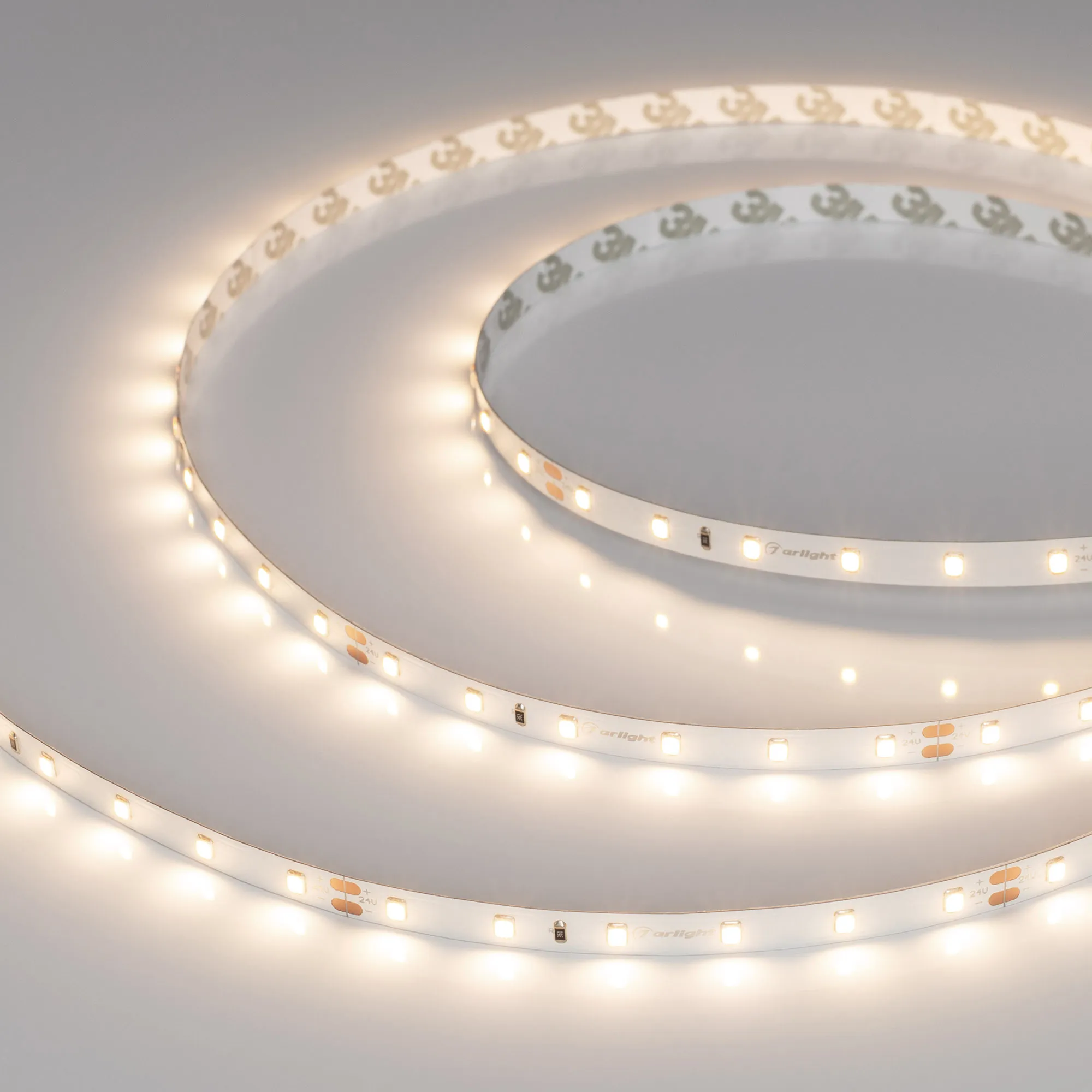 Лента светодиодная UL-A60-8mm 24V Warm3000 (4.8 W/m, IP20, 5m) (Arlight, 7 лет) - изображение товара