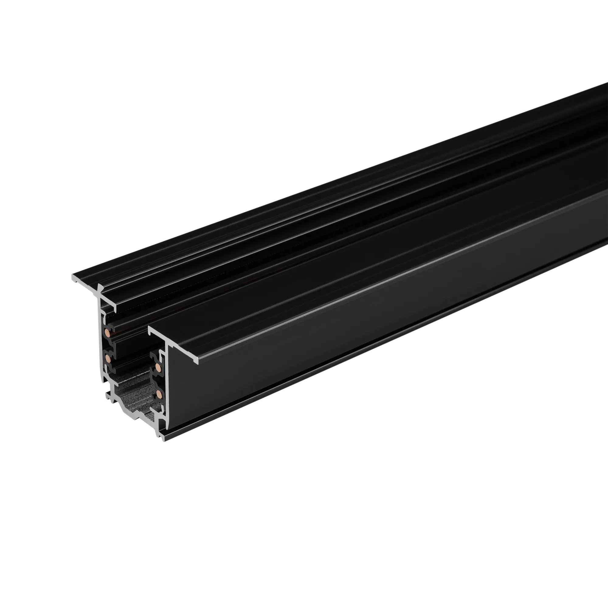 Трек встраиваемый LGD-4TR-TRACK-F-3000-BK-M (D) (Arlight, IP20 Металл, 3 года)