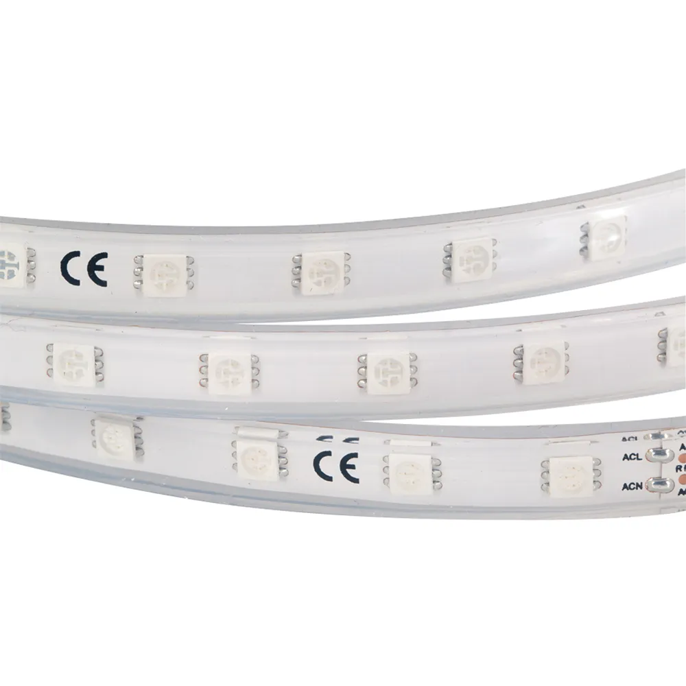 Лента светодиодная ARL-W5060PG-54-220V Green (540 LED, 10m) (Arlight, 9 Вт/м, IP67)