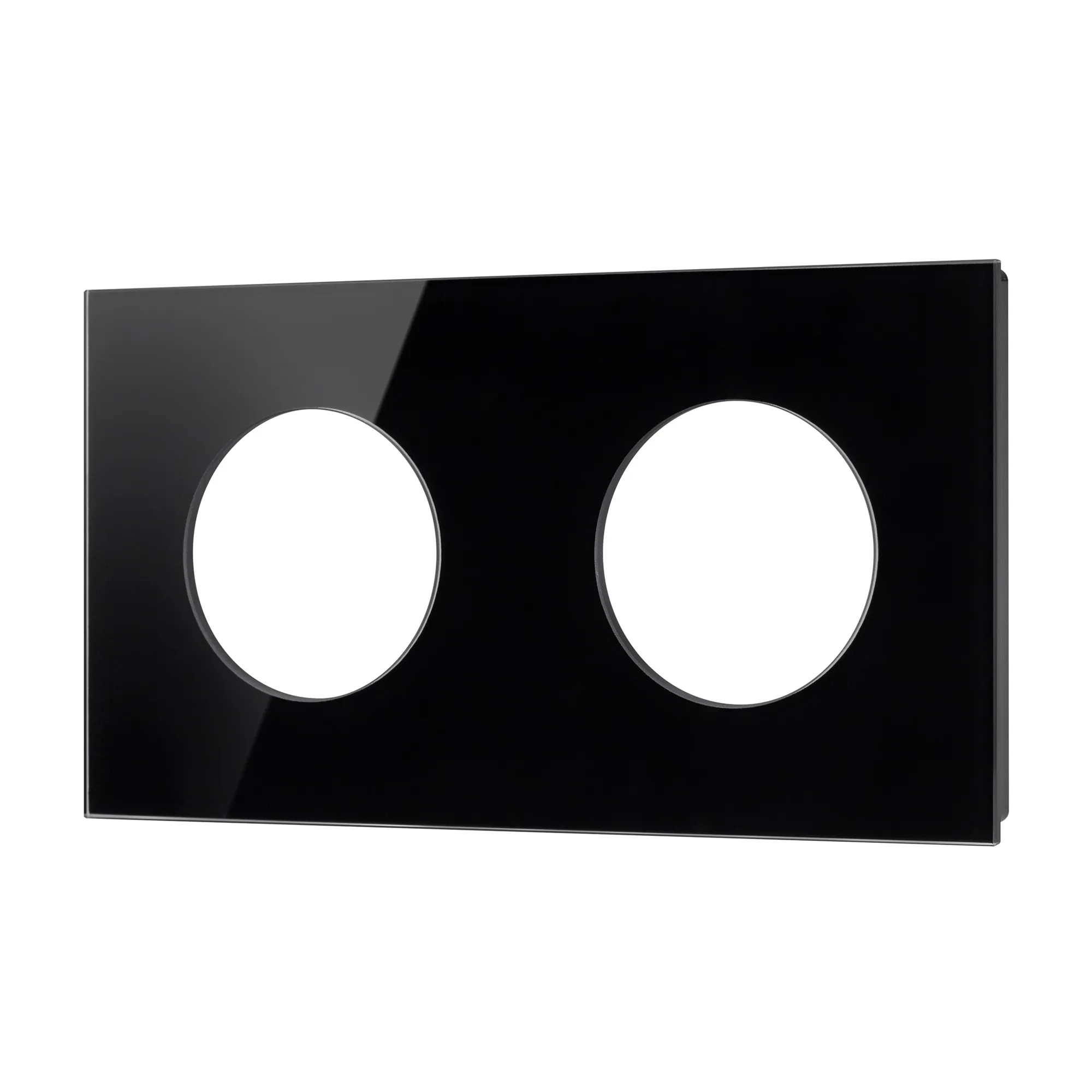 Рамка стеклянная FRM-GLARE-GC-2-BK (Arlight, -) - изображение товара