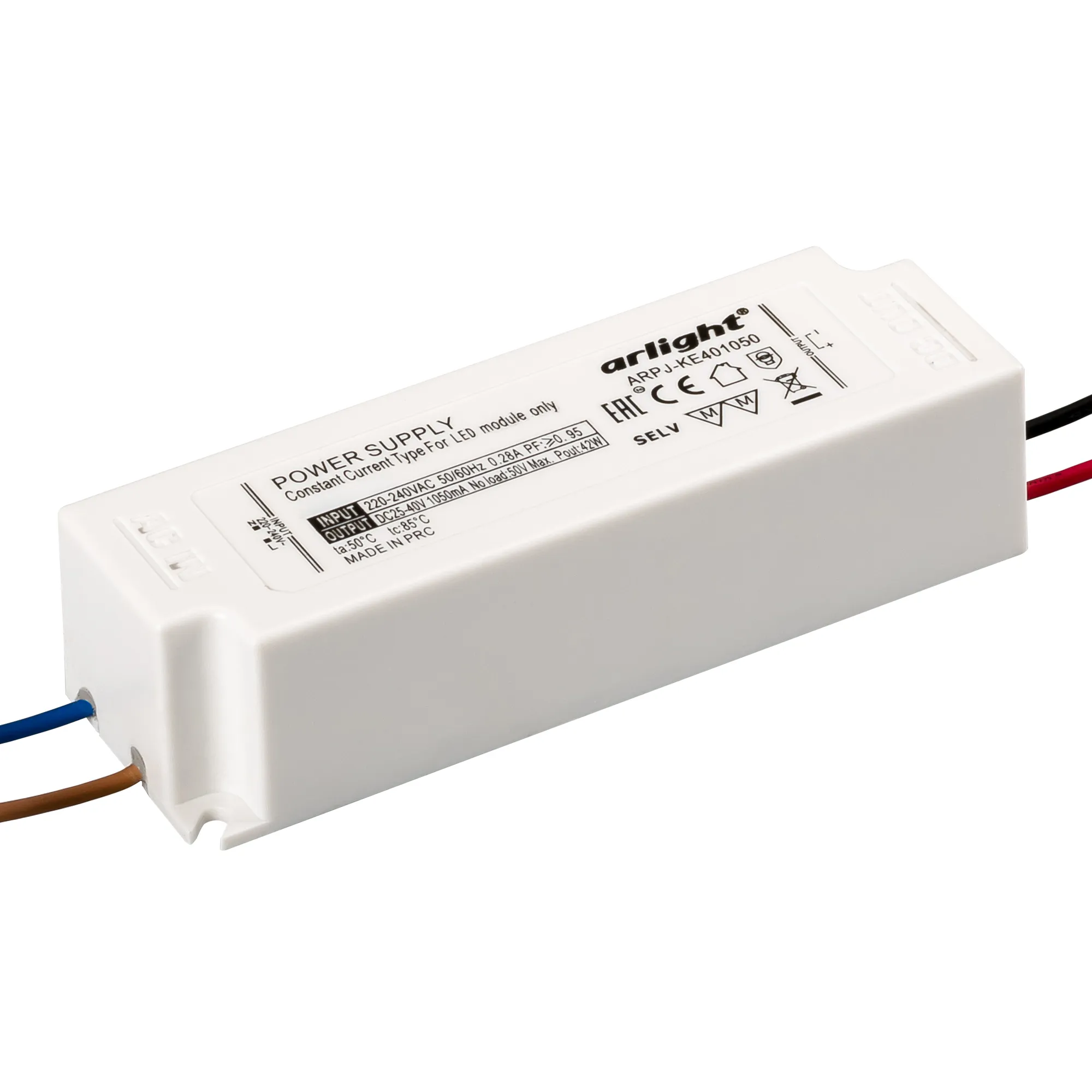 Блок питания ARPJ-KE60600 (36W, 600mA, PFC) (Arlight, Пластик) - изображение товара